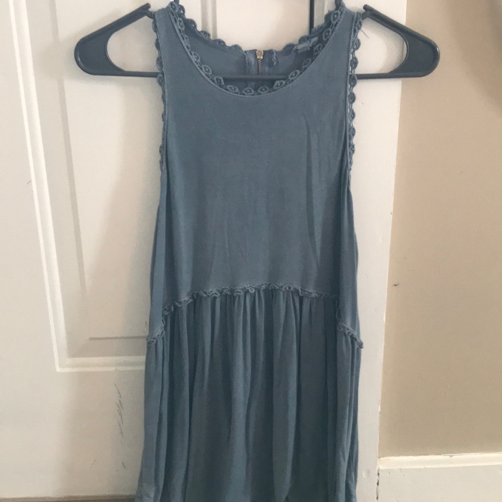 Blue/gray tank top